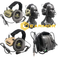 Активная гарнитура для стрельбы EARMOR M32 с микрофоном для рации