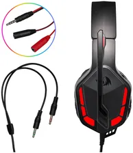 Redragon Игровая гарнитура Defender Redragon Themis красный + черный, кабель 2 м наушники
