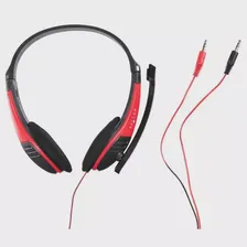 Компьютерная гарнитура Oklick HS-M150 цвет чёрный/красный