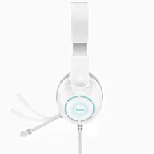 Гарнитура игровая HOCO W108 Sue USB 3.5 мм, 2м, накладная (белый)