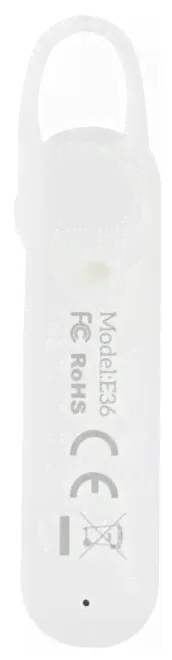ANBES Гарнитура беспроводная Bluetooth hoco. E36 Free sound - белый гарнитуры-1