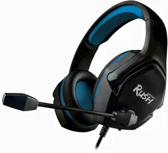 Игровая гарнитура Smartbuy RUSH ASPID, 40мм, переходник для ПК (SBHG-9730), черный, синий